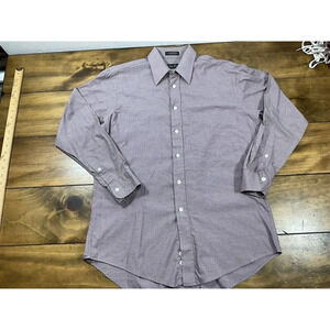 Vintage Christian Dior Men's 15 1/2-33 Light Purple La Chemise Button-Down